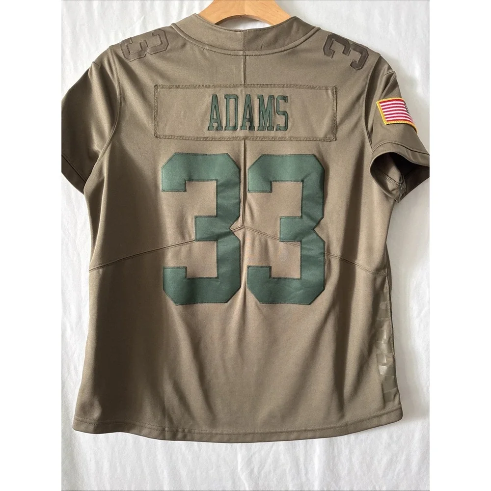 New York Jets Jamal Adams #33 Salute To Service NFL LG Women's Stitched Jersey